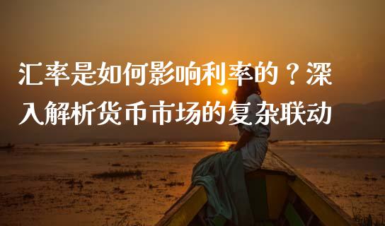 汇率是如何影响利率的？深入解析货币市场的复杂联动_https://wap.fcdydaikuan.com_理财顾问_第1张