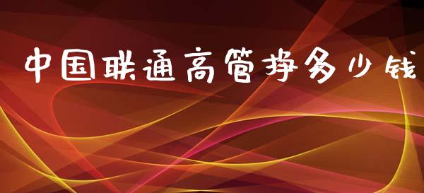 中国联通高管挣多少钱_https://wap.fcdydaikuan.com_新股数据_第1张