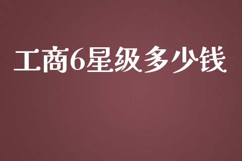 工商6星级多少钱_https://wap.fcdydaikuan.com_新股数据_第1张