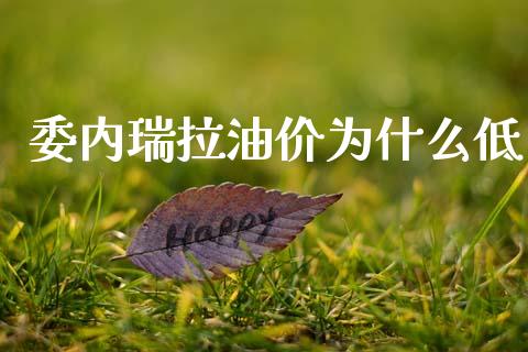 委内瑞拉油价为什么低_https://wap.fcdydaikuan.com_新股数据_第1张