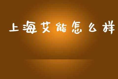 上海艾能怎么样_https://wap.fcdydaikuan.com_期货品种_第1张