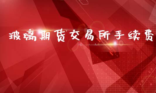 玻璃期货交易所手续费_https://wap.fcdydaikuan.com_理财顾问_第1张