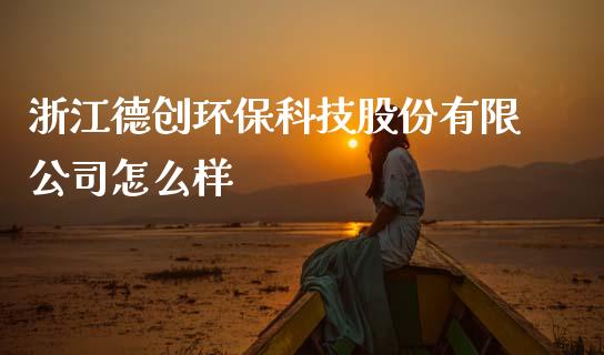 浙江德创环保科技股份有限公司怎么样_https://wap.fcdydaikuan.com_投资策略_第1张