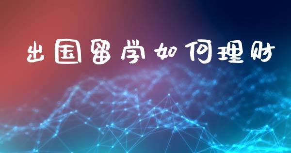 出国留学如何理财_https://wap.fcdydaikuan.com_国际投资_第1张