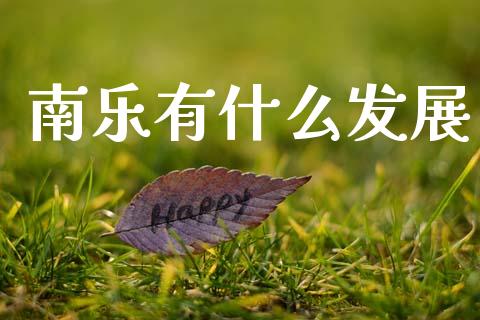 南乐有什么发展_https://wap.fcdydaikuan.com_国际投资_第1张