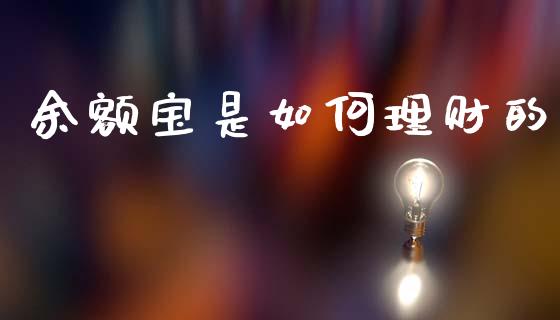 余额宝是如何理财的_https://wap.fcdydaikuan.com_理财顾问_第1张