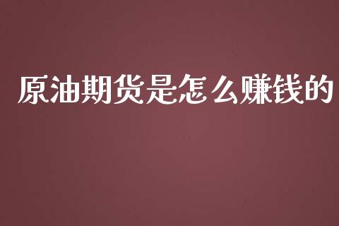 原油期货是怎么赚钱的_https://wap.fcdydaikuan.com_金融机构_第1张