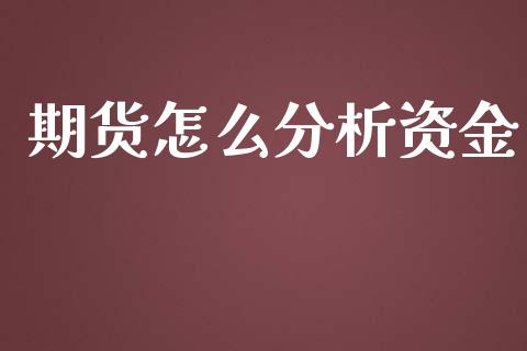 期货怎么分析资金_https://wap.fcdydaikuan.com_金融机构_第1张