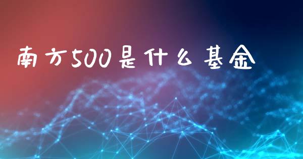 南方500是什么基金_https://wap.fcdydaikuan.com_期货品种_第1张