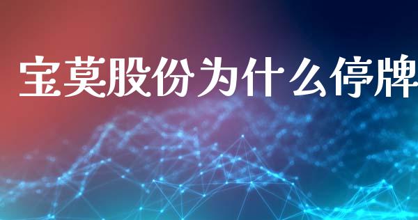 宝莫股份为什么停牌_https://wap.fcdydaikuan.com_投资策略_第1张