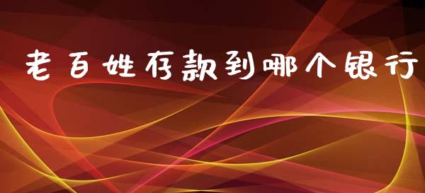 老百姓存款到哪个银行_https://wap.fcdydaikuan.com_期货品种_第1张