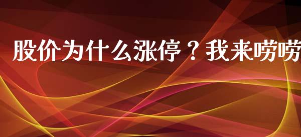 股价为什么涨停？我来唠唠_https://wap.fcdydaikuan.com_投资策略_第1张