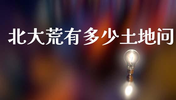北大荒有多少土地问_https://wap.fcdydaikuan.com_新股数据_第1张