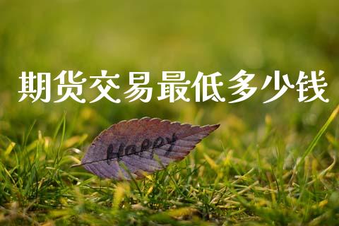 期货交易最低多少钱_https://wap.fcdydaikuan.com_理财顾问_第1张