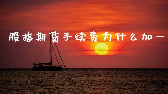 股指期货手续费为什么加一_国际投资_第1张_国际投资_理财顾问_投资策略_金融机构 股指期货手续费为什么加一_https://wap.fcdydaikuan.com_国际投资_第1张