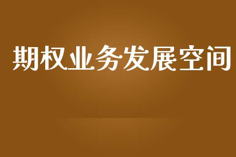 期权业务发展空间_https://wap.fcdydaikuan.com_新股数据_第1张