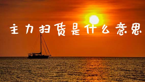 主力扫货是什么意思_金融机构_第1张_国际投资_理财顾问_投资策略_金融机构 主力扫货是什么意思_https://wap.fcdydaikuan.com_金融机构_第1张