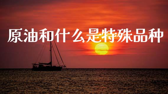 原油和什么是特殊品种_https://wap.fcdydaikuan.com_期货品种_第1张