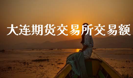 大连期货交易所交易额_https://wap.fcdydaikuan.com_国际投资_第1张