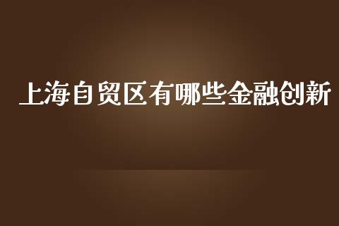 上海自贸区有哪些金融创新_金融机构_第1张_国际投资_理财顾问_投资策略_金融机构 上海自贸区有哪些金融创新_https://wap.fcdydaikuan.com_金融机构_第1张