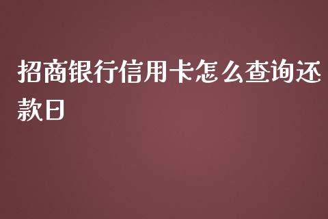 招商银行信用卡怎么查询还款日_https://wap.fcdydaikuan.com_新股数据_第1张