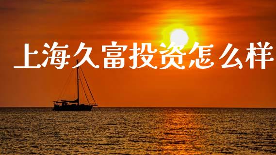 上海久富投资怎么样_https://wap.fcdydaikuan.com_金融机构_第1张