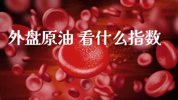 外盘原油 看什么指数_https://wap.fcdydaikuan.com_投资策略_第1张