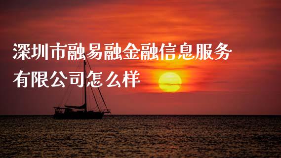 深圳市融易融金融信息服务有限公司怎么样_https://wap.fcdydaikuan.com_金融机构_第1张