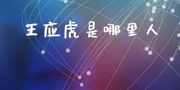 王应虎是哪里人_https://wap.fcdydaikuan.com_新股数据_第1张