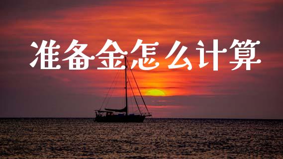 准备金怎么计算_https://wap.fcdydaikuan.com_期货品种_第1张
