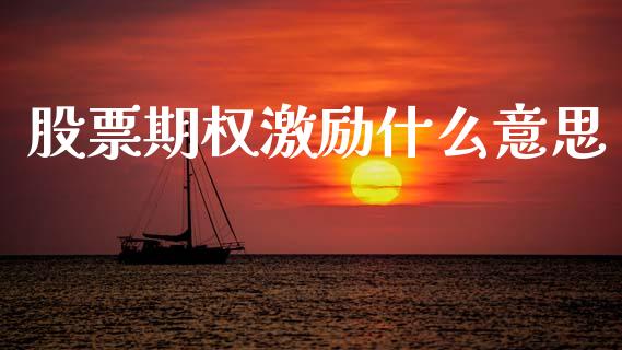 股票期权激励什么意思_https://wap.fcdydaikuan.com_理财顾问_第1张