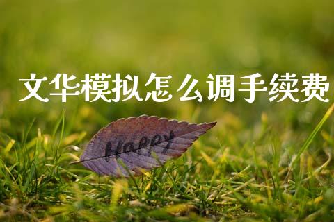 文华模拟怎么调手续费_期货品种_第1张_国际投资_理财顾问_投资策略_金融机构 文华模拟怎么调手续费_https://wap.fcdydaikuan.com_期货品种_第1张