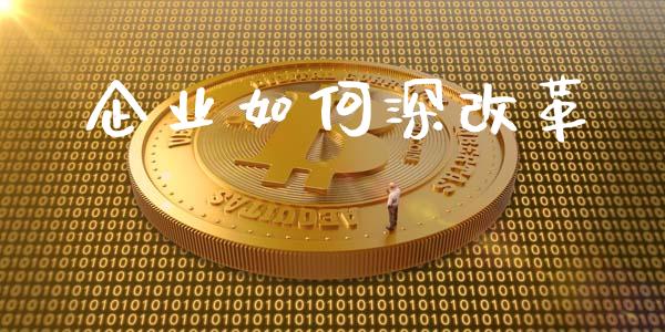 企业如何深改革_https://wap.fcdydaikuan.com_国际投资_第1张