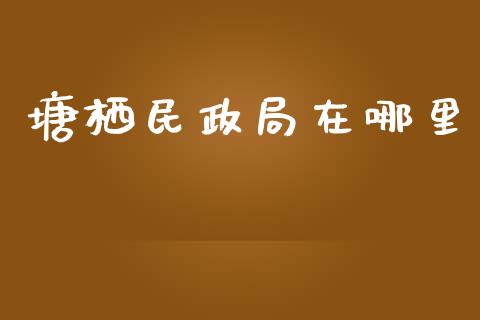 塘栖民政局在哪里_https://wap.fcdydaikuan.com_金融机构_第1张