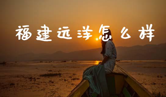 福建远洋怎么样_https://wap.fcdydaikuan.com_期货品种_第1张