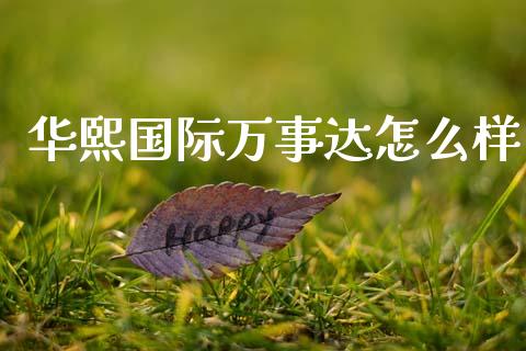 华熙国际万事达怎么样_https://wap.fcdydaikuan.com_期货品种_第1张