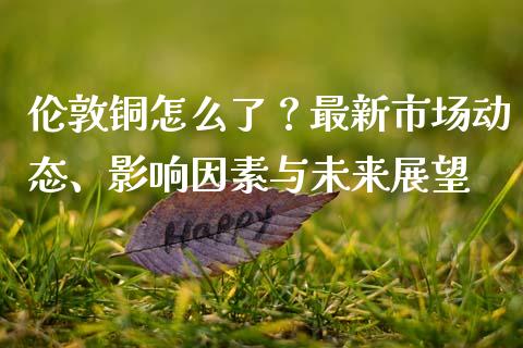 伦敦铜怎么了？最新市场动态、影响因素与未来展望_https://wap.fcdydaikuan.com_投资策略_第1张