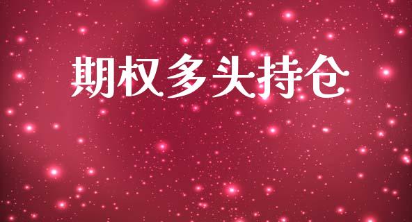 期权多头持仓_https://wap.fcdydaikuan.com_投资策略_第1张