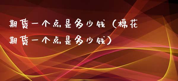 期货一个点是多少钱（棉花期货一个点是多少钱）_https://wap.fcdydaikuan.com_投资策略_第1张