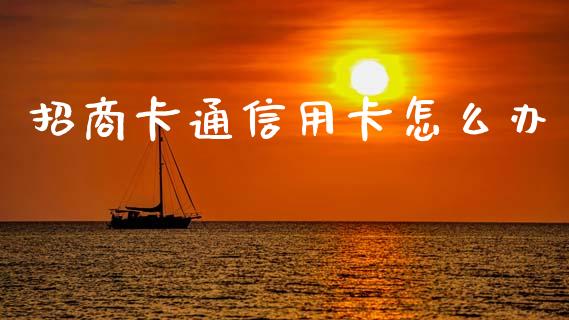 招商卡通信用卡怎么办_https://wap.fcdydaikuan.com_国际投资_第1张