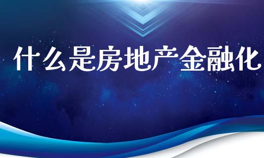 什么是房地产金融化_https://wap.fcdydaikuan.com_国际投资_第1张