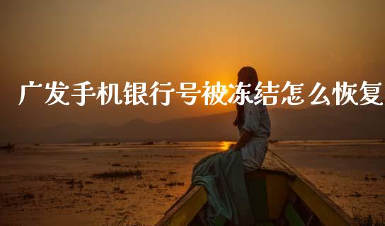 广发手机银行号被冻结怎么恢复_https://wap.fcdydaikuan.com_国际投资_第1张