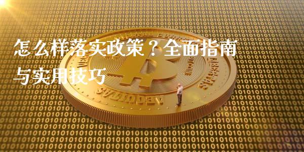 怎么样落实政策？全面指南与实用技巧_https://wap.fcdydaikuan.com_理财顾问_第1张