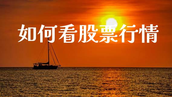 如何看股票行情_https://wap.fcdydaikuan.com_期货品种_第1张