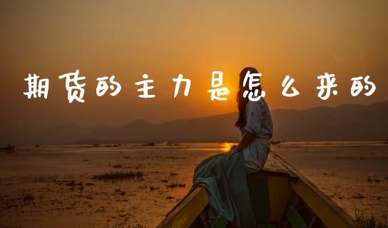 期货的主力是怎么来的_https://wap.fcdydaikuan.com_金融机构_第1张