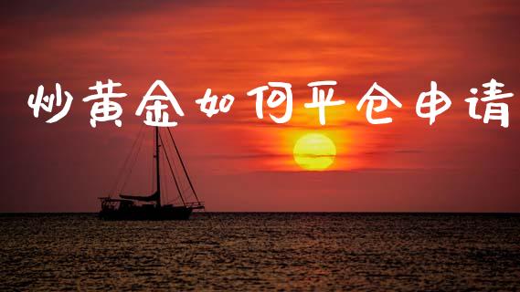 炒黄金如何平仓申请_https://wap.fcdydaikuan.com_新股数据_第1张