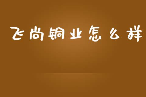 飞尚铜业怎么样_https://wap.fcdydaikuan.com_理财顾问_第1张