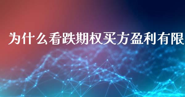为什么看跌期权买方盈利有限_https://wap.fcdydaikuan.com_投资策略_第1张