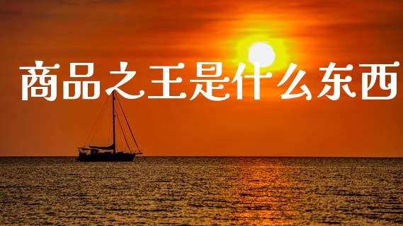 商品之王是什么东西_https://wap.fcdydaikuan.com_新股数据_第1张