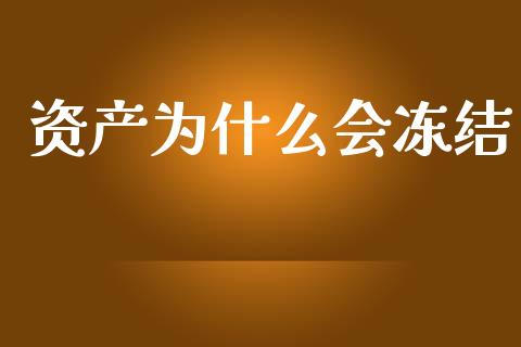 资产为什么会冻结_https://wap.fcdydaikuan.com_期货品种_第1张